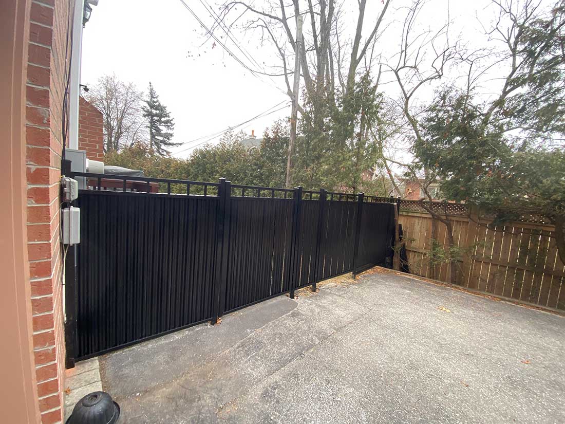 Corrugated Aluminum Fence