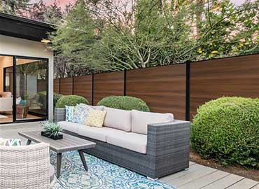 Wood-Grain-Vinyl-Fence-Panels-Vinyl-Fence-installed-in-Scarborough